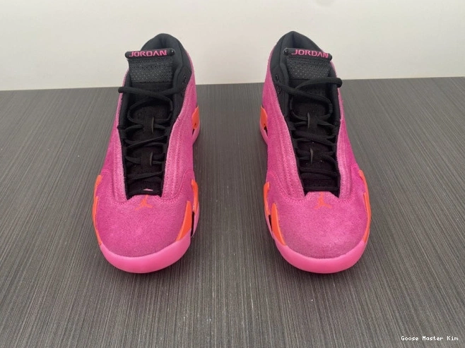 DH4121-600 14 Jordan Pink (W) Retro Shocking Low 0531